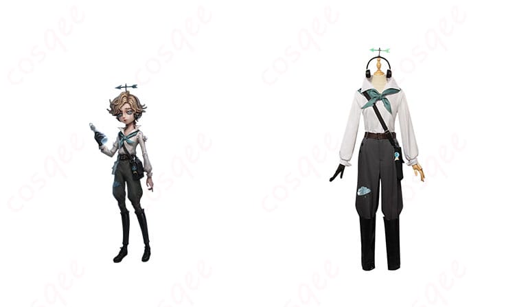 商品正面とキャラクターウェンディ・フートのコスプレ衣装の合わせ画像