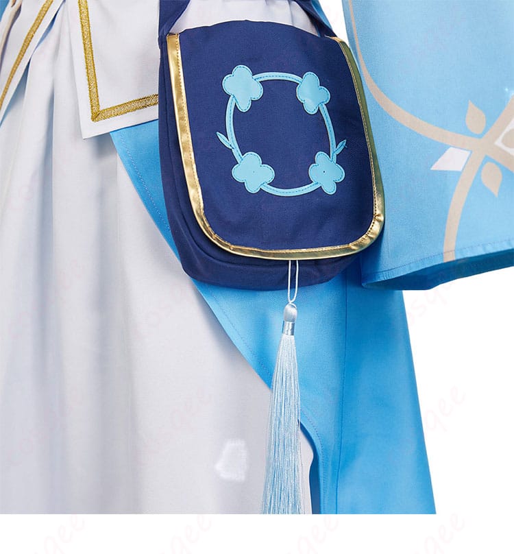 腰飾りの装飾細部。オリジナル衣装のリアルさを追求したデザインが魅力。