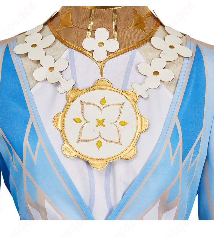 首飾りの装飾細部を映した画像。繊細なデザインが特徴で、キャラクターの魅力を引き立てます。