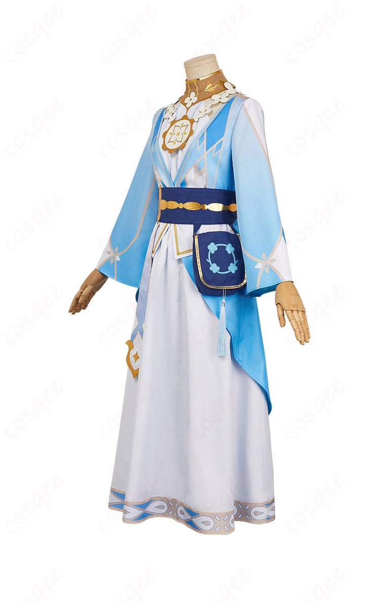 商品左側から見たコスプレ衣装。デザインの美しさを際立たせるシルエット。