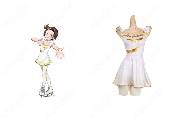 メダリスト 結束いのり コスプレ衣装 正面とキャラクターの組み合わせ画像 - 高再現度のコスプレ衣装