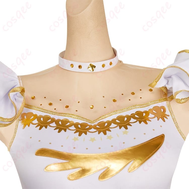 メダリスト 結束いのり コスプレ衣装 清楚可憐な上品ワンピースとタイツのセット - 5枚目の画像