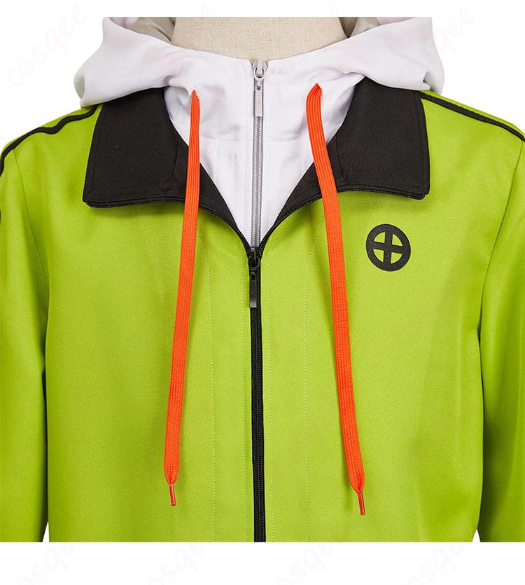 衣装の襟飾りの細部 – 明浦路司のコスプレ衣装、襟部分の精密な刺繍とデザイン。