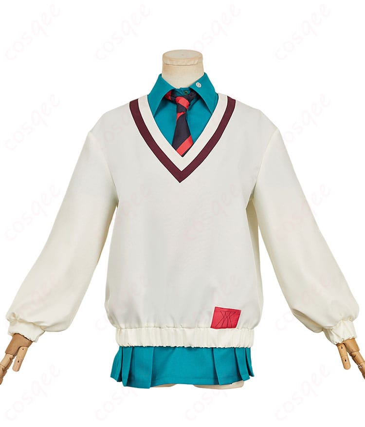 商品の正面画像、アマテ・ユズリハ(マチュ)のコスプレ衣装がしっかりと映っています。