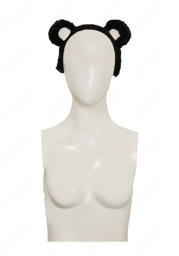 八尋寧々 コスプレ衣装 チャイナドレス ヘアバンドと頭飾りのディテール。キャラクターにぴったりのデザイン。