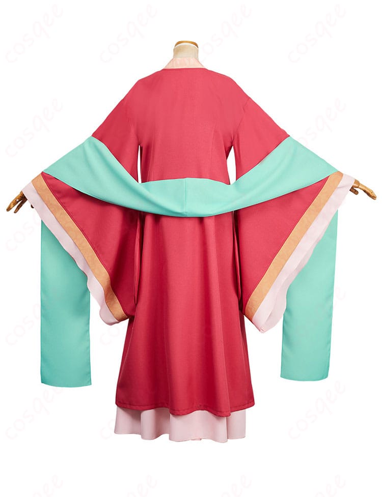 商品背面のコスプレ衣装。背面装飾が美しく、忠実再現された玉葉妃の衣装。