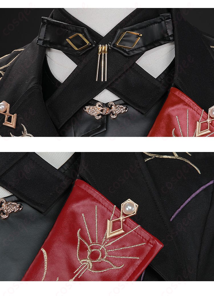 セイヤのコスプレ衣装「夜明けセット」の襟元装飾