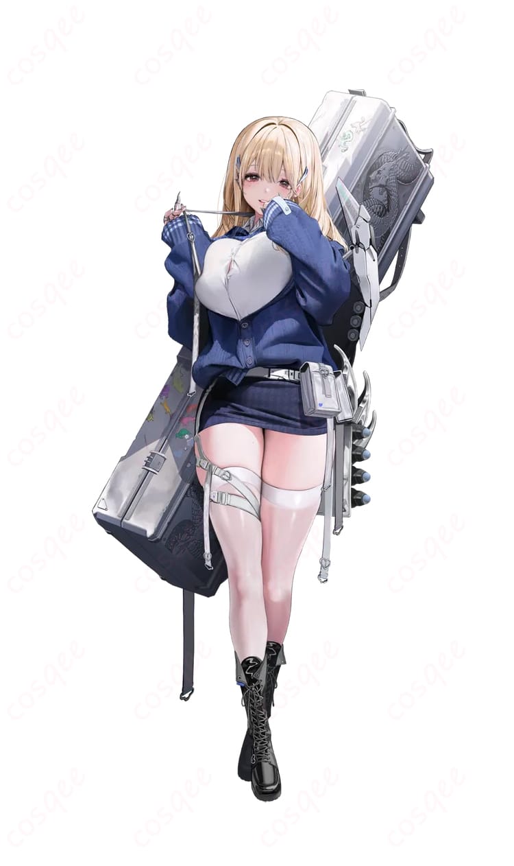 勝利の女神NIKKE ティア コスプレ衣装を着用したキャラクターのイメージビジュアル。衣装のディテールや雰囲気をチェックしよう!