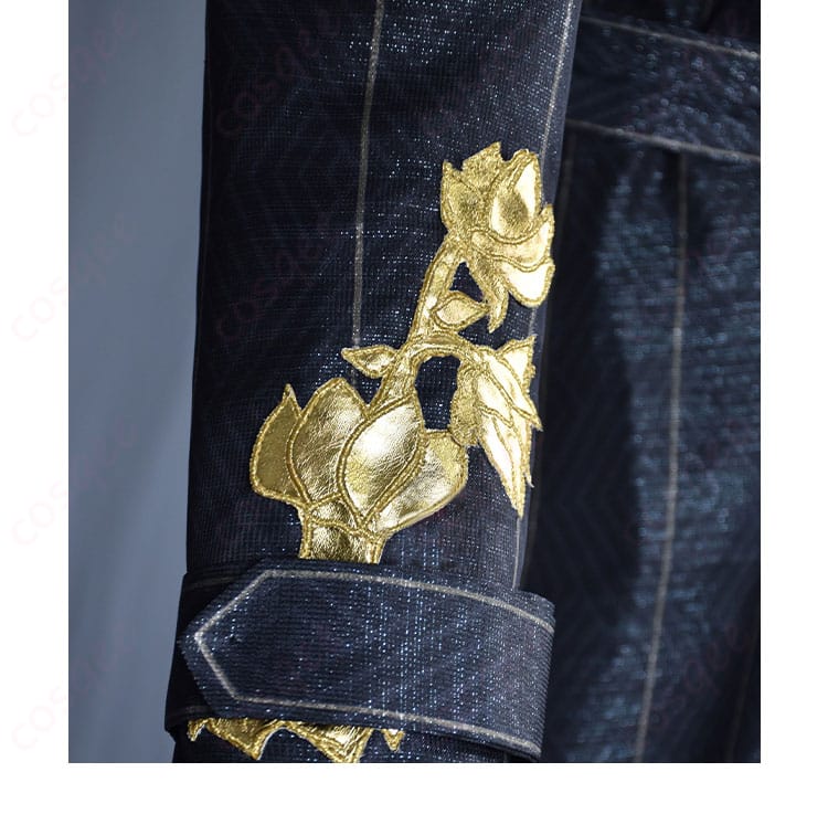 衣袖装飾のディテール画像 - リッパー(ジャック)コスプレ衣装の衣袖の装飾