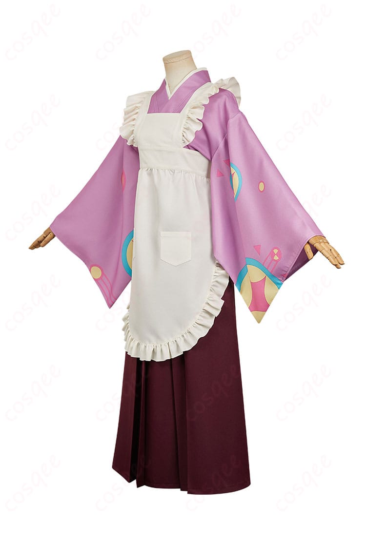 商品左側から見たコスプレ衣装 - 着物の全体的なデザインとバランス