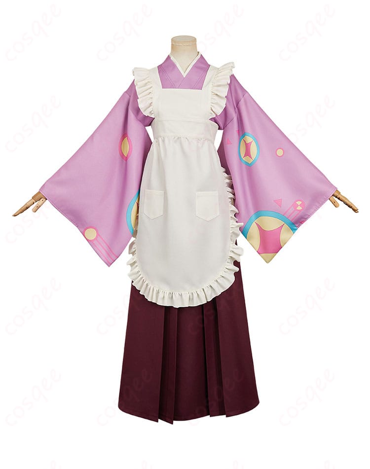 商品正面のコスプレ衣装 - 塚原音子の美しいデザインを忠実に再現