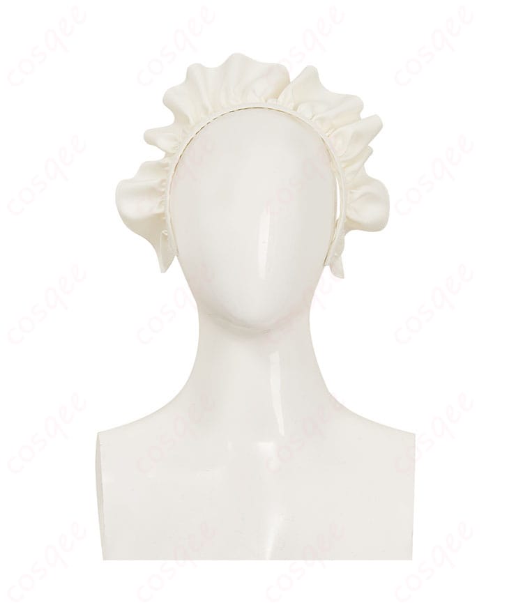 ヘッドドレスの正面詳細画像 - 塚原音子のヘッドドレスの装飾が美しい