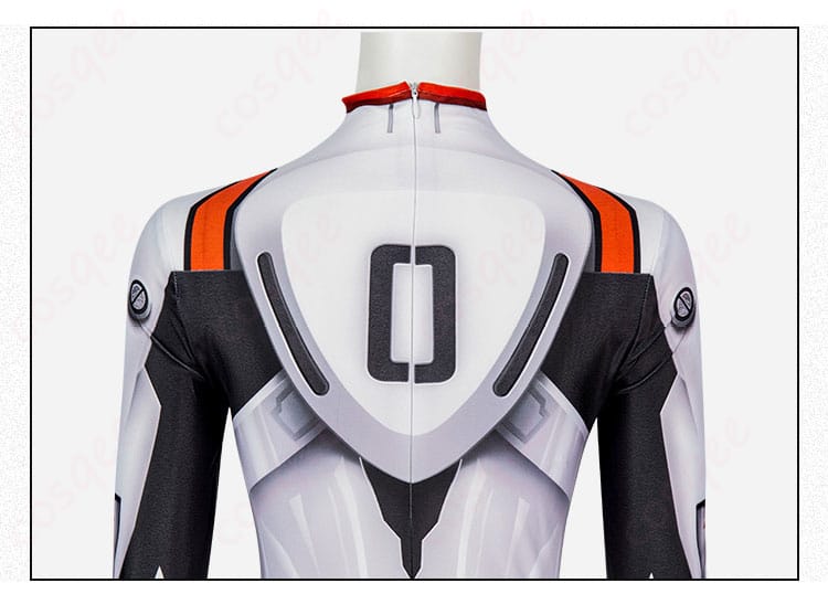 服装背面装飾細節 - 綾波レイのコスプレ衣装背面ディテール