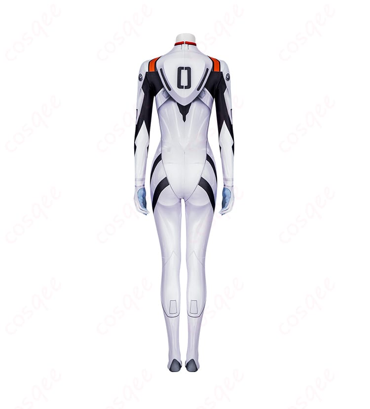 商品背面図 - 綾波レイ コスプレ衣装背面詳細