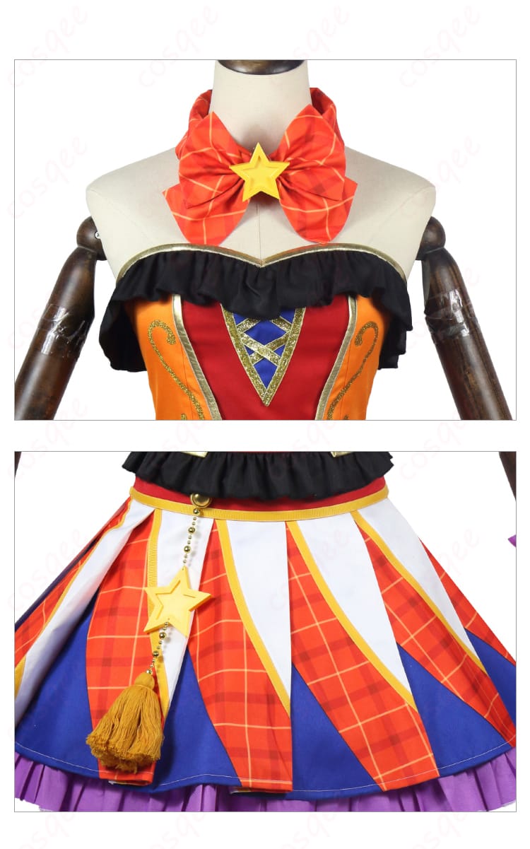 コスプレ衣装の装飾細部|紅林珠璃のアイカツ!衣装|高品質な仕上げ