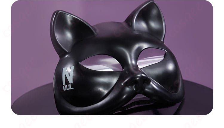 マスクと顔飾り装飾ディテール – クエンシーの怪盗マスク、顔の装飾が特徴的なディテール