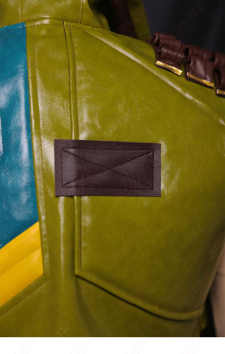 服装背面の詳細 - 服装背面のディテール、クオリティの高い仕上がり。