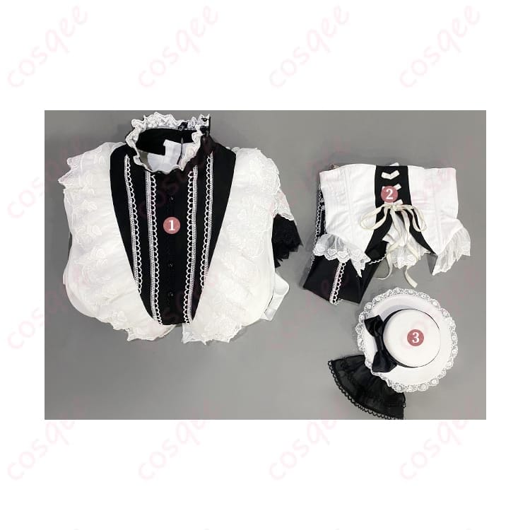 プロセカ 朝比奈まふゆ 化けの花 衣装 静謐ゴシックの雰囲気で写真映えするコスプレ - 6枚目の画像