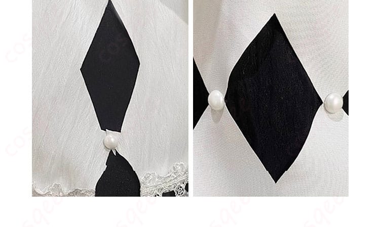 衣袖装飾のディテール。コスプレ衣装の美しい仕立てとディテールが魅力。