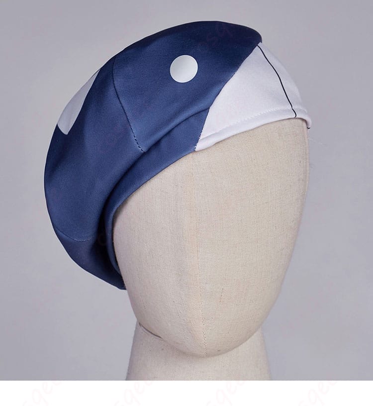 帽子装飾の細部 - 青柳冬弥コスプレ衣装の帽子の装飾詳細