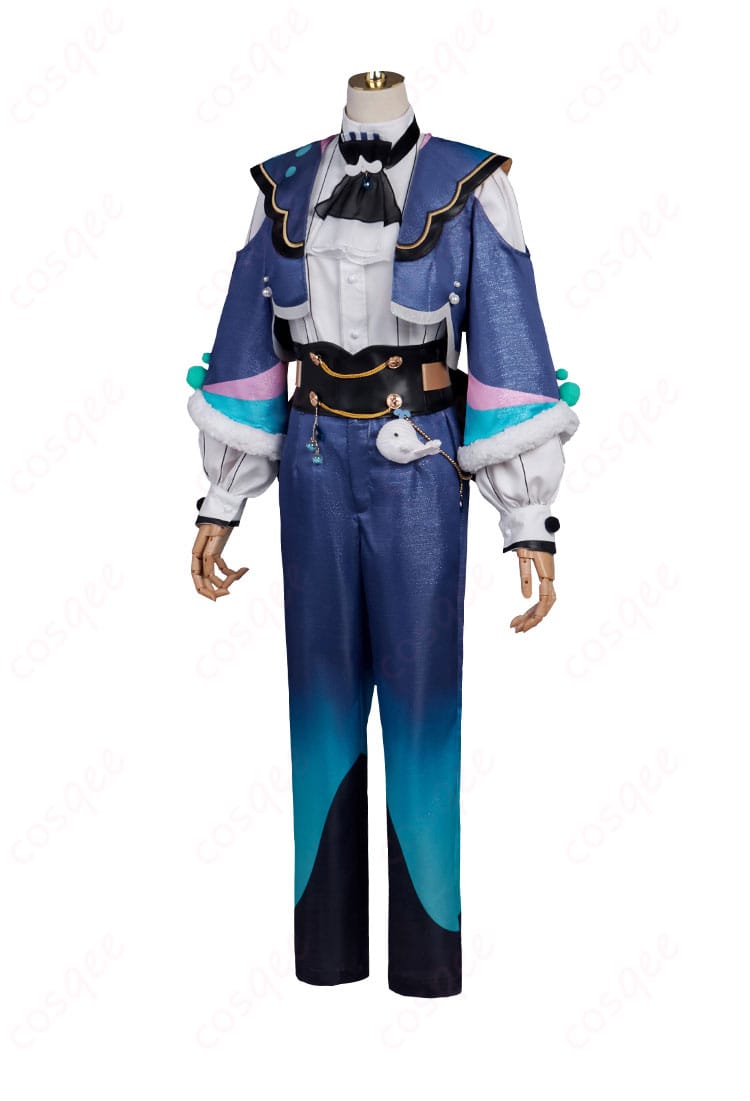 商品側面図 - 青柳冬弥コスプレ衣装の側面のデザインとディテール