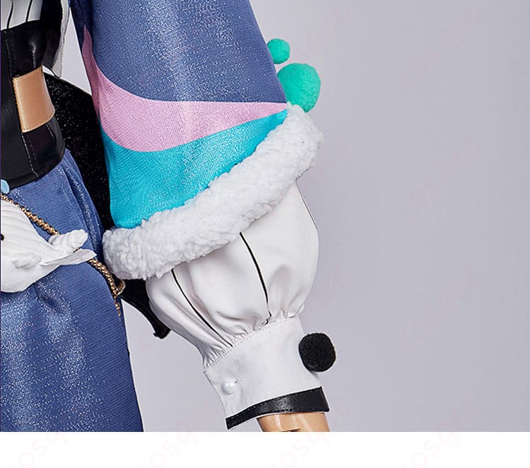 衣袖装飾の細部 - 青柳冬弥コスプレ衣装の袖の装飾詳細