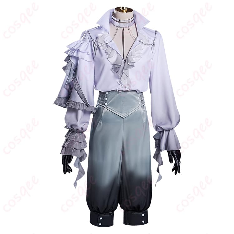 プロセカ KAITO 未来都市チーム風コスプレ衣装 クールに決まる光沢アクセント - 1枚目の画像