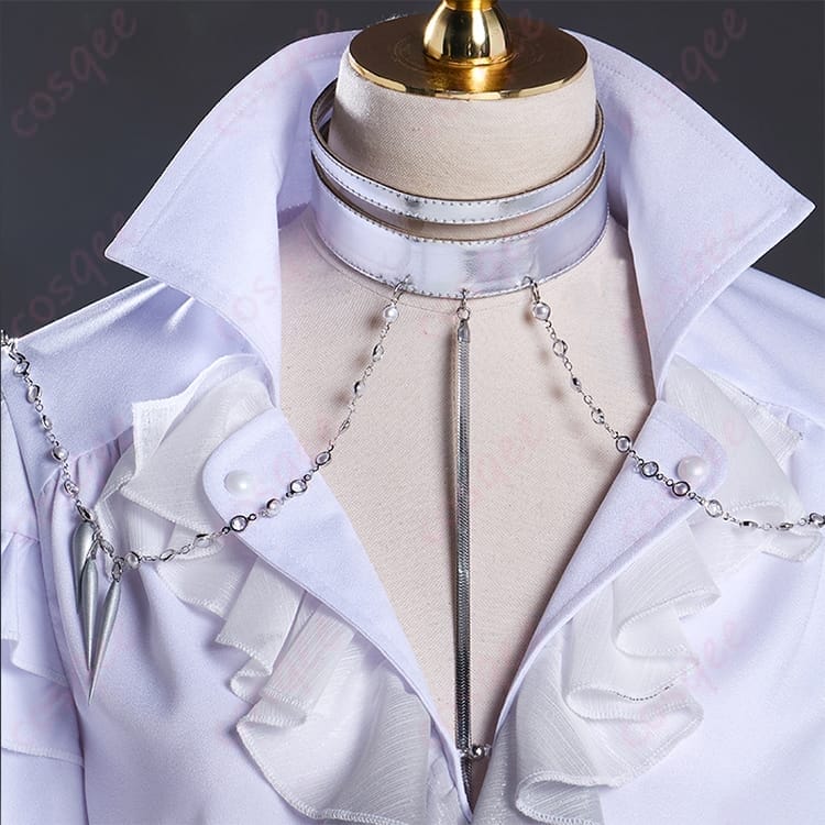 プロセカ KAITO 未来都市チーム風コスプレ衣装 クールに決まる光沢アクセント - 4枚目の画像