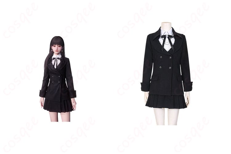 恋と深空 プレイヤー コスプレ衣装 『甘き夢の出会い』 正面とキャラクターとの合わせ画像。コスプレの精密再現と高品質の衣装が際立っています。今すぐチェック!