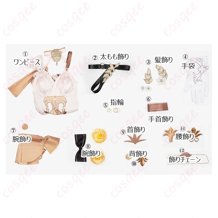 崩壊スターレイル アグライア衣装 神秘エレガントに映える高再現コス - 4枚目の画像