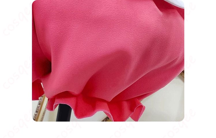 カードキャプターさくら 木之本桜 コスプレ衣装 スカートの装飾ディテール ふんわりと広がるスカートの美しいライン。