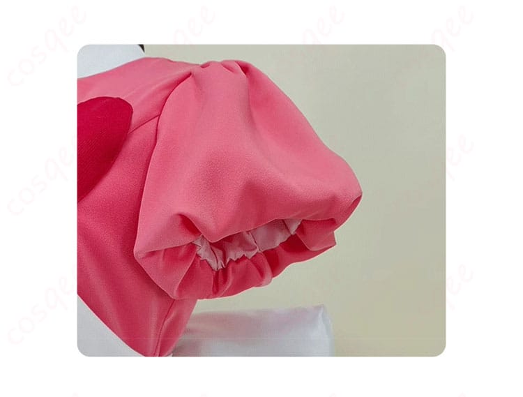 カードキャプターさくら 木之本桜 コスプレ衣装 肩袖装飾の詳細 きれいな刺繍とレース、衣装の魅力を引き立てます。