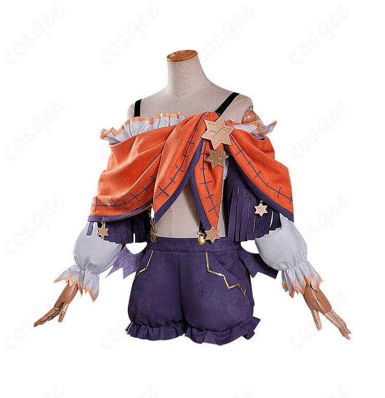 鏡野七罪 コスプレ衣装 左側面、衣装の全体像が確認できます。