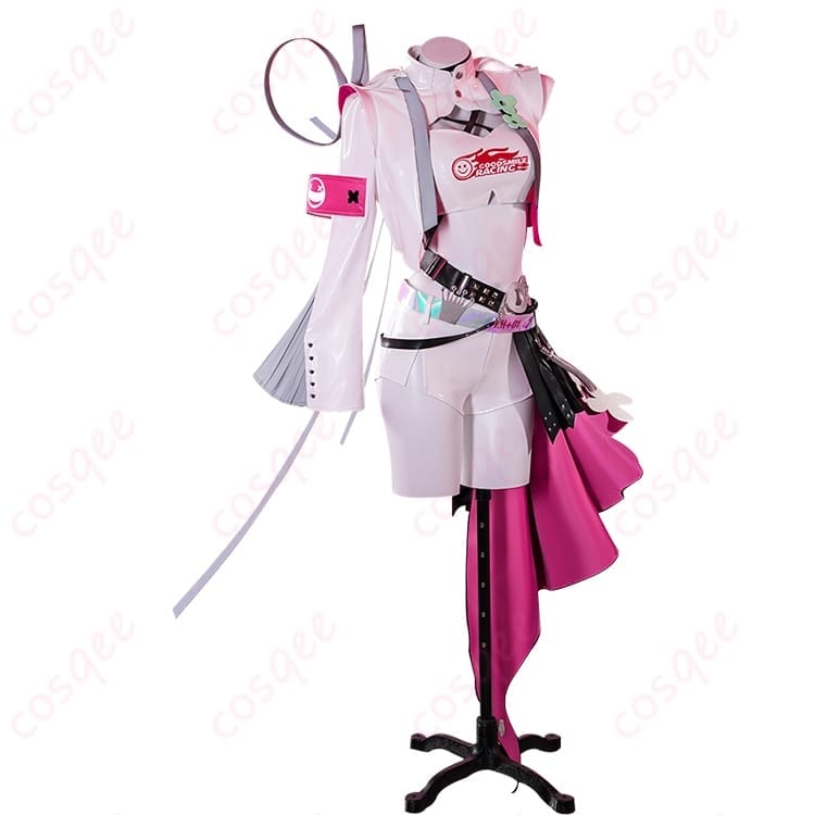 初音ミク レーシングミク 2025Ver. コスプレ衣装 近未来スポーティに映えるセット - 3枚目の画像