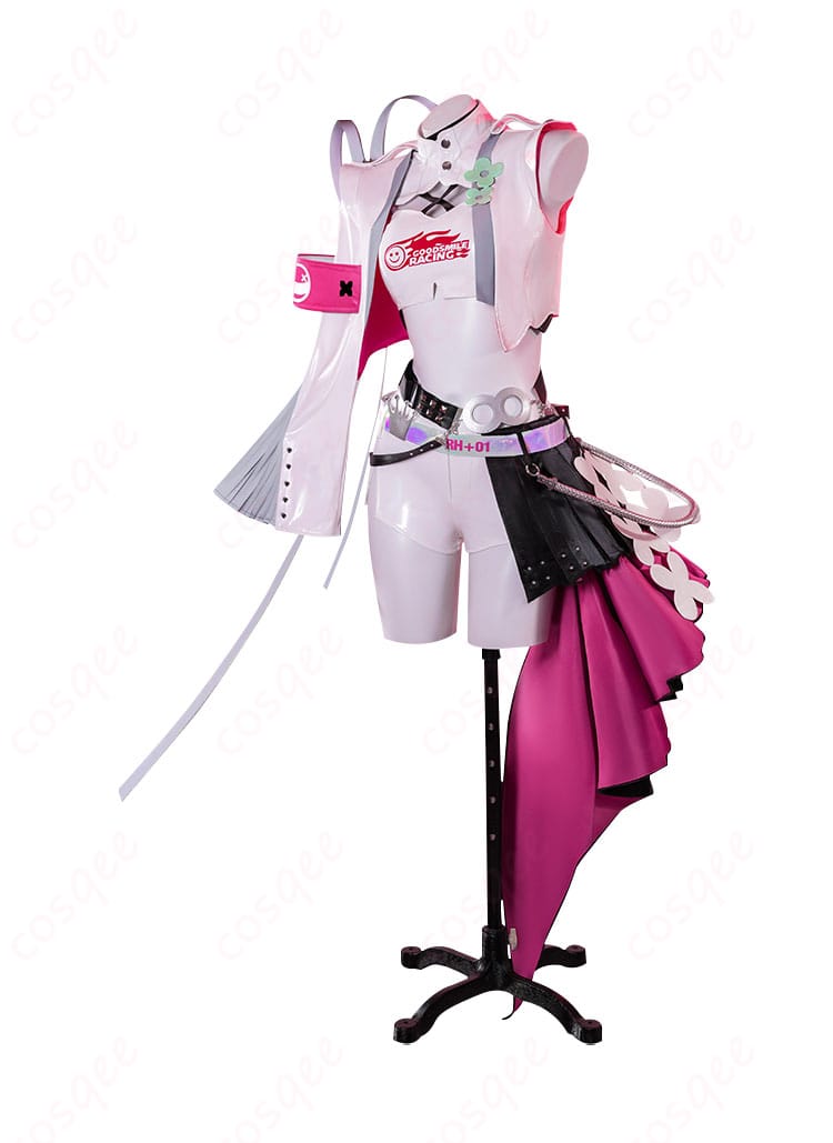 商品左側の画像。コスプレ衣装の左側のディテールを強調した写真。