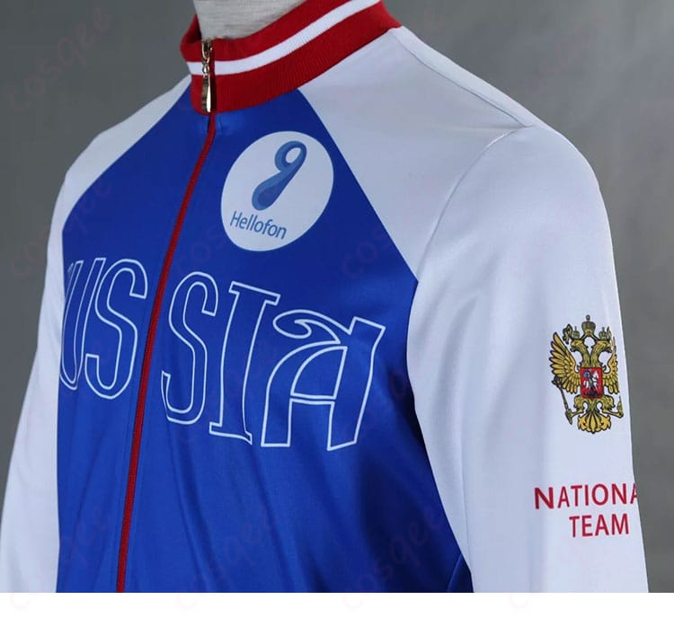 肩袖装飾ディテール - ユーリ・プリセツキーのコスプレ衣装、肩部分の美しい装飾ディテール。