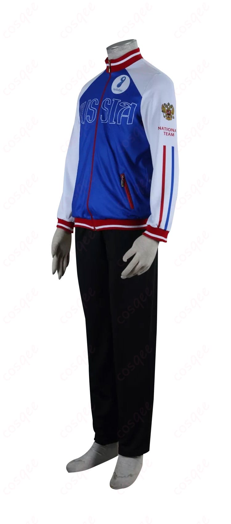 商品側面画像 - ユーリ・プリセツキーのコスプレ衣装、側面から見る美しいラインとデザイン。