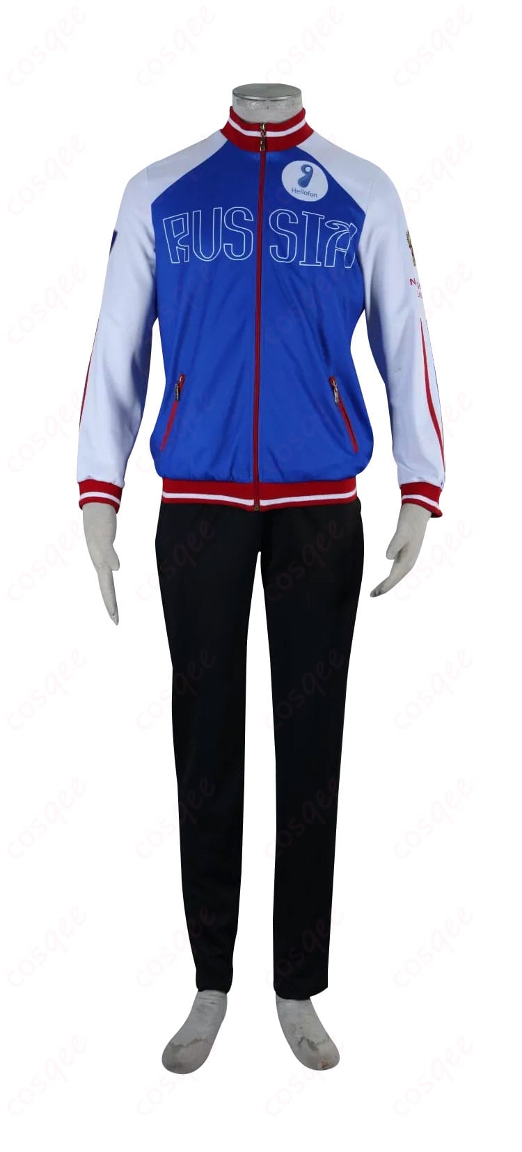 商品正面画像 - ユーリ・プリセツキー コスプレ衣装の前面、ディテールまで忠実に再現。