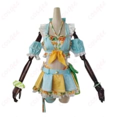 ラブライブ μ’s 小泉花陽 くじ引き堂水着コスプレ 衣装一式で明るく写真映えする一着 - 1枚目の画像（サムネイル）