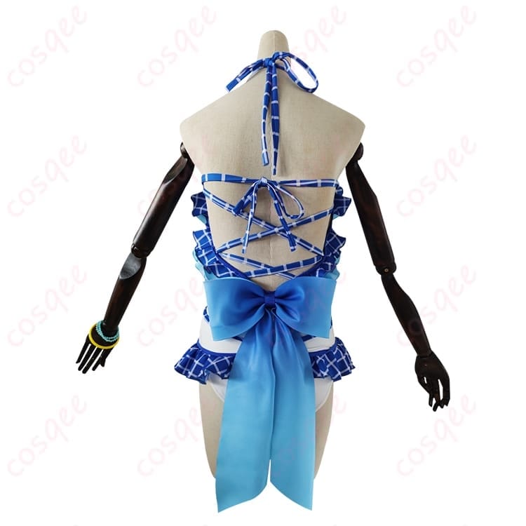 ラブライブ μ’s 園田海未 くじ引き堂の水着コスプレ｜爽やか配色で写真映えも着やすさも両立 - 3枚目の画像