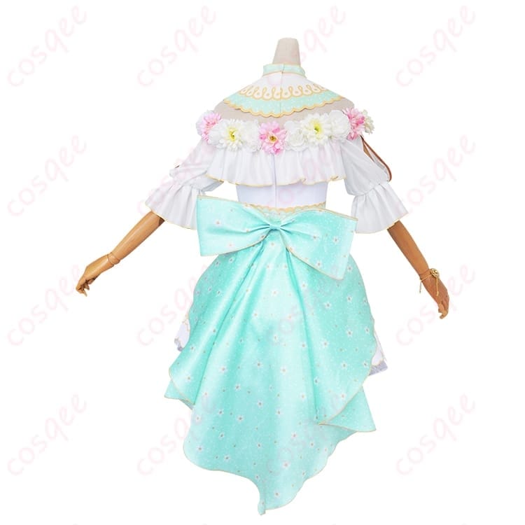 ラブライブ！小泉花陽 フラワーフェス編 コスプレ衣装 華やかで写真映えするガーリーセット - 3枚目の画像