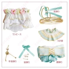 ラブライブ！小泉花陽 フラワーフェス編 コスプレ衣装 華やかで写真映えするガーリーセット - 4枚目の画像（サムネイル）