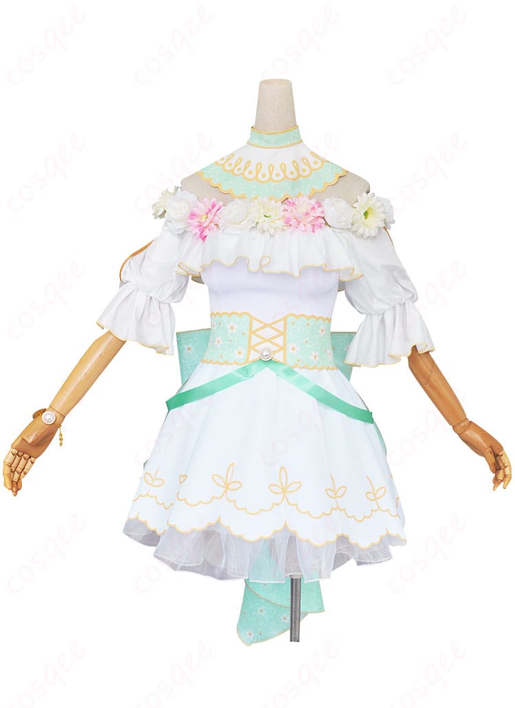 ラブライブ!スクフェス 小泉花陽 コスプレ衣装 フラワーフェスティバル編 心に春咲き 正面画像
