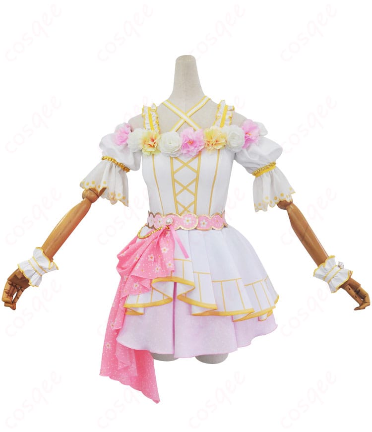 ラブライブ!スクフェス 矢澤にこのコスプレ衣装 正面からの画像。華やかなデザインと美しい刺繍が特徴です。