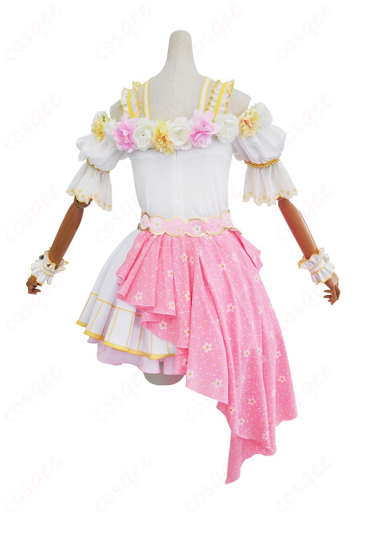 ラブライブ!スクフェス 矢澤にこのコスプレ衣装 背面画像。美しいシルエットと詳細な装飾が魅力的です。