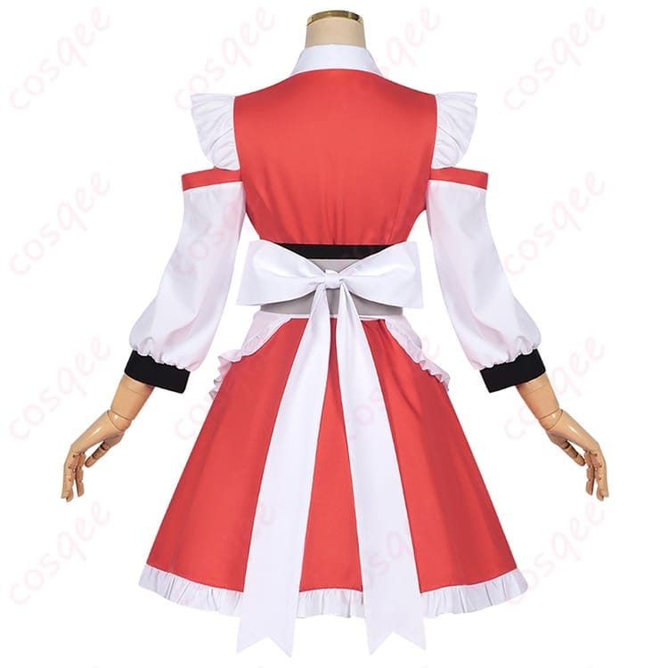 いずれ最強の錬金術師 マリアの清楚ロリータ風コスプレ衣装 ワンピース＆エプロン - 4枚目の画像