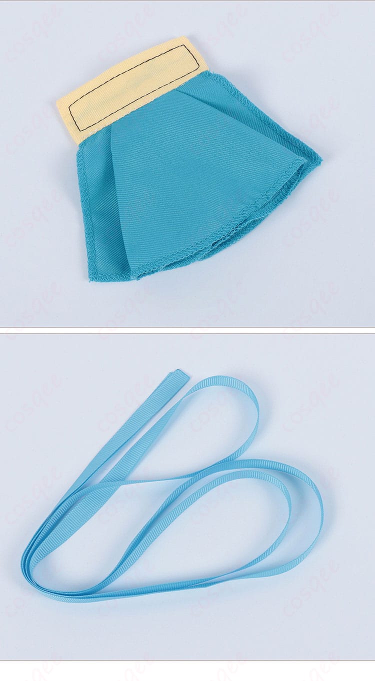 髪飾りとリボンのディテール画像 - マリア コスプレ衣装の髪飾りとリボンのディテール。細部にまでこだわりを感じます。