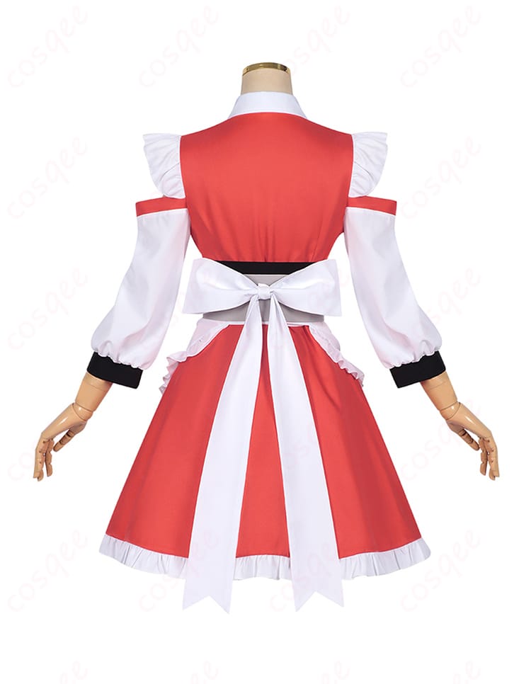 商品背面画像 - 背面から見たマリア コスプレ衣装。詳細な仕上がりと美しいデザインが映えます。