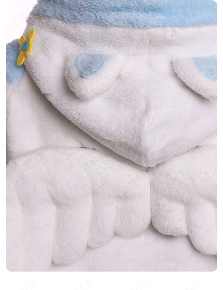 衣帽子と背中の装飾ディテール(宇宙夢想家の特徴的な装飾)