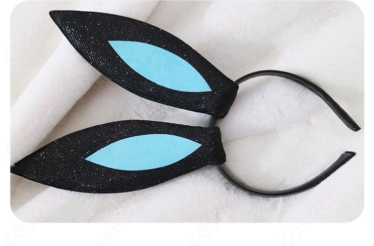 初音ミク 和バニー コスプレ衣装の耳のついたヘアバンド。キャラクターの魅力を引き出します。